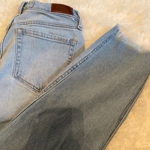 Hollister ripped mom jeans